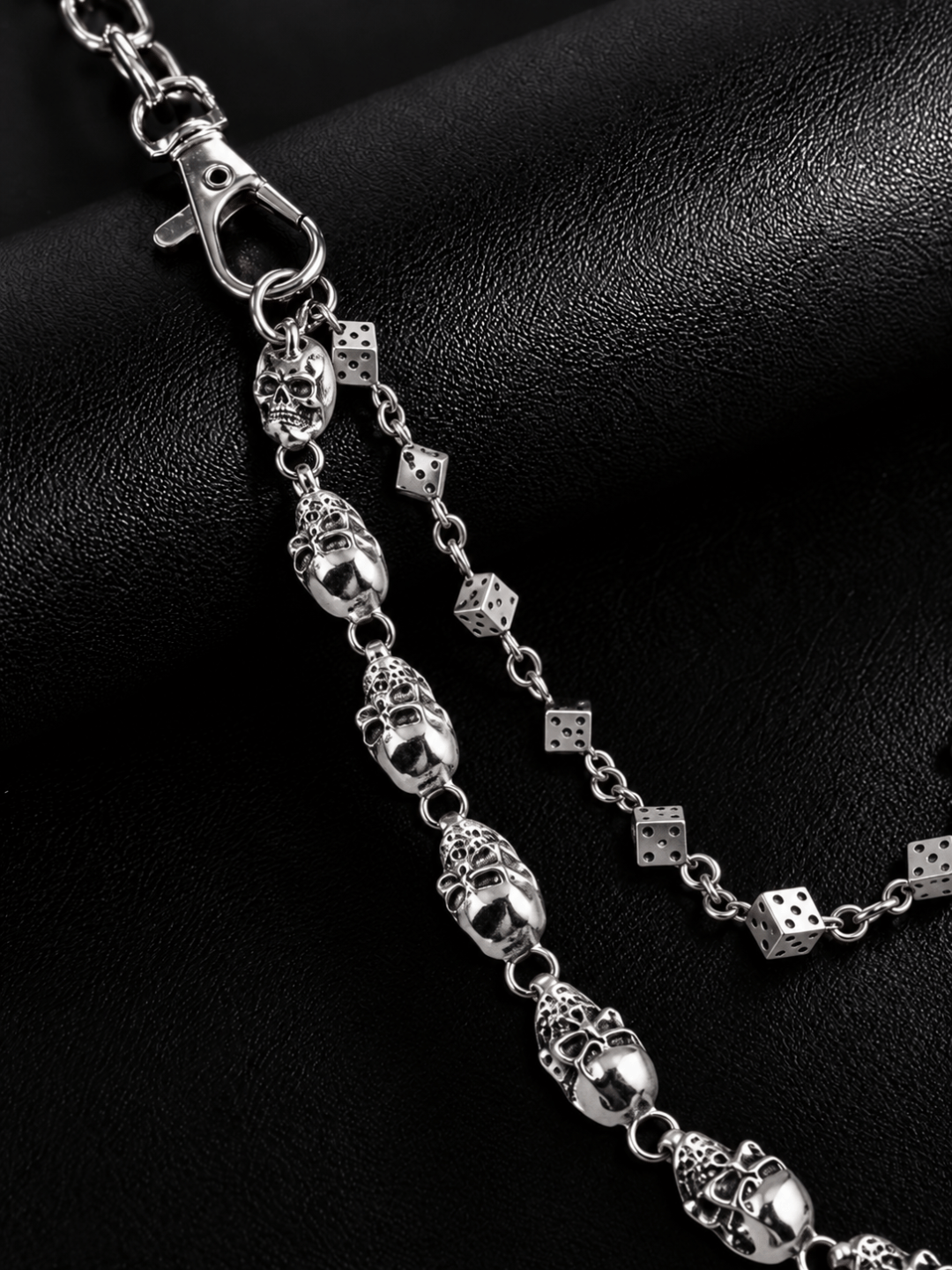 Skull Dice Pants Chain