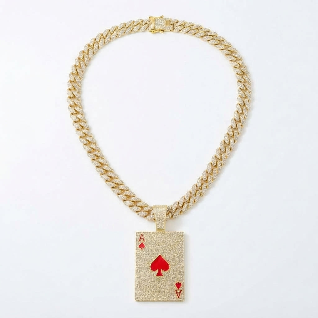 Ace of Spades Necklace