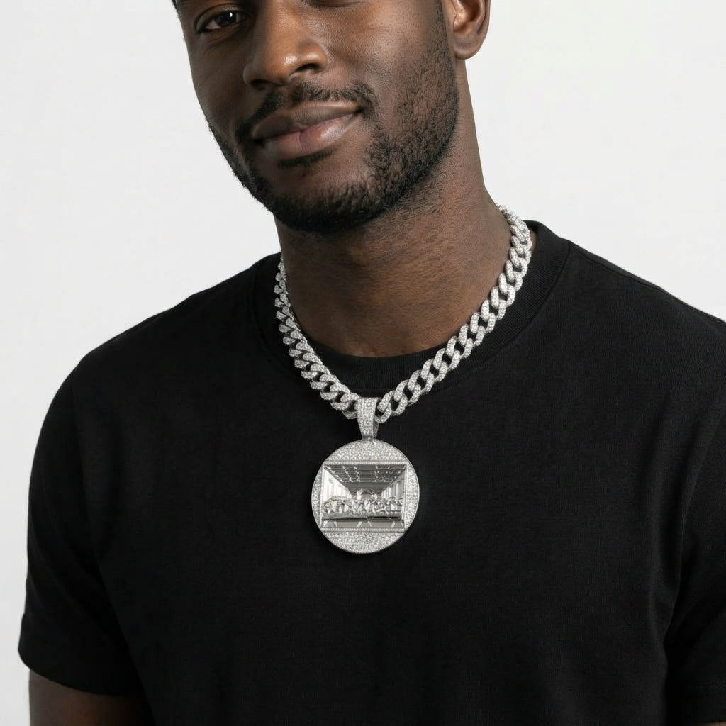Last Supper Medallion Necklace