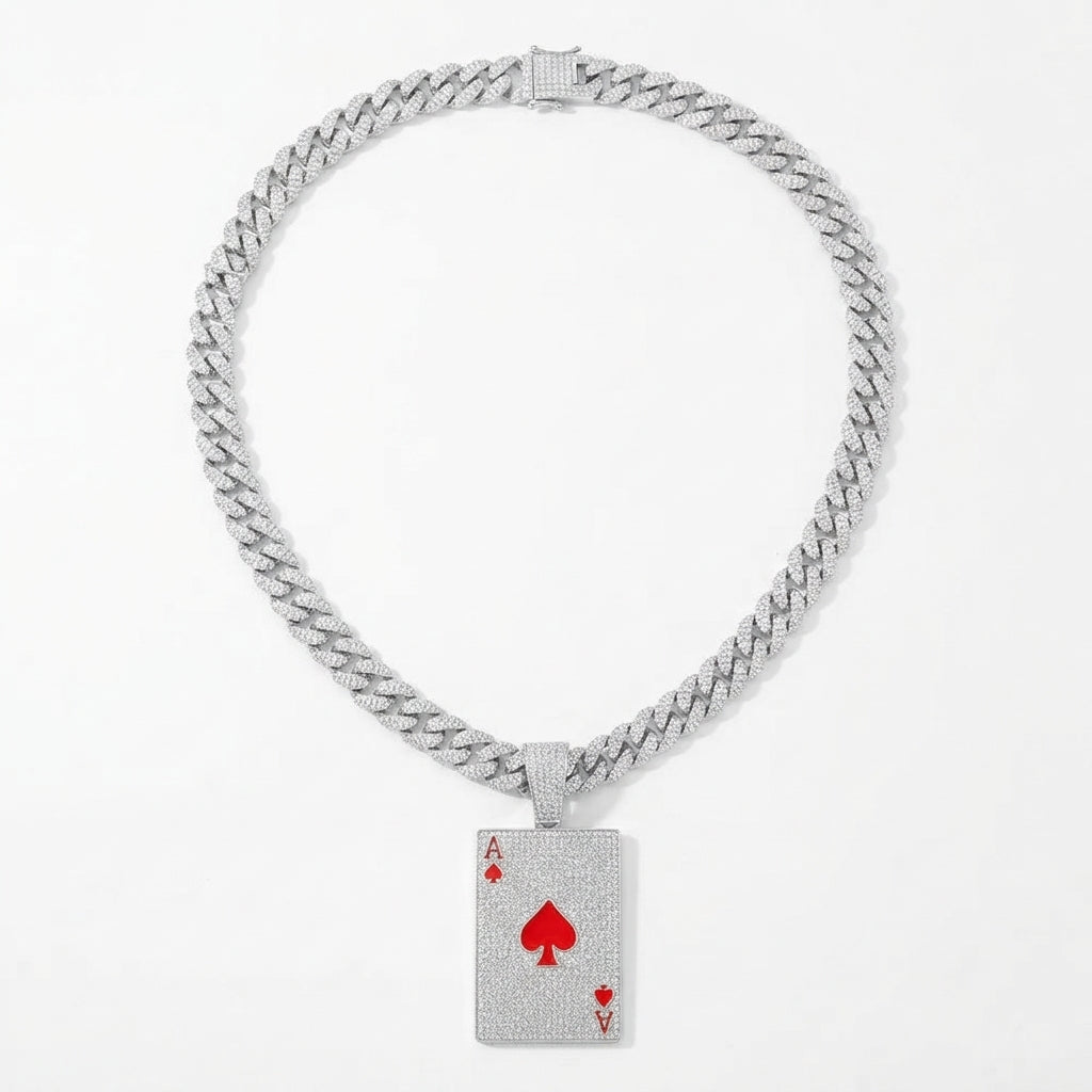 Ace of Spades Necklace