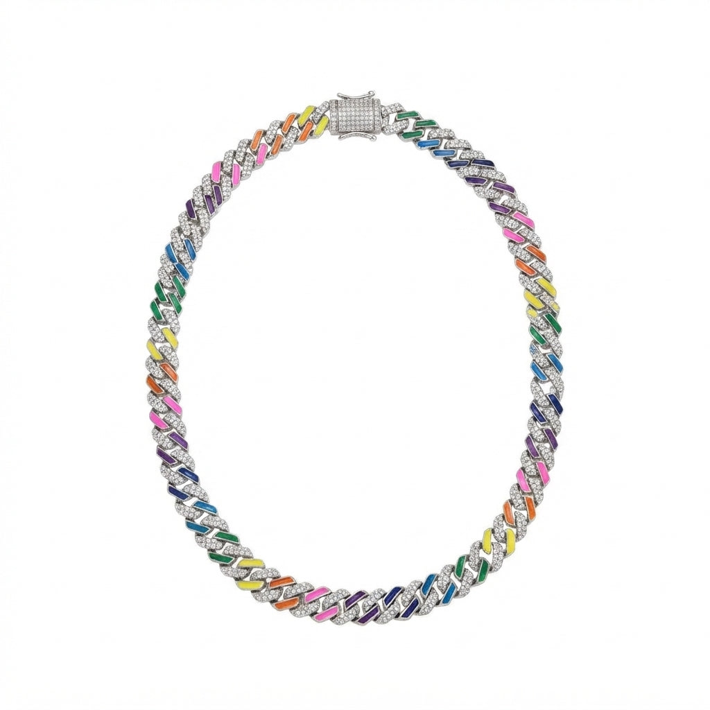 Rainbow Cuban Chain
