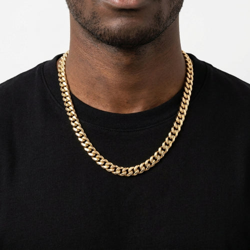 Cuban Chain — Gold, 14mm