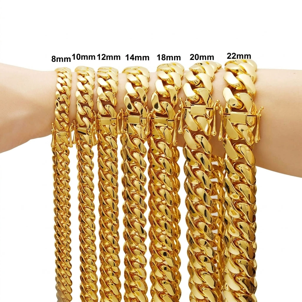 Miami Cuban Chain — Gold