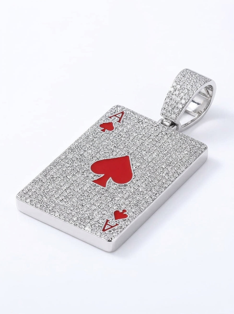 Ace of Spades Pendant