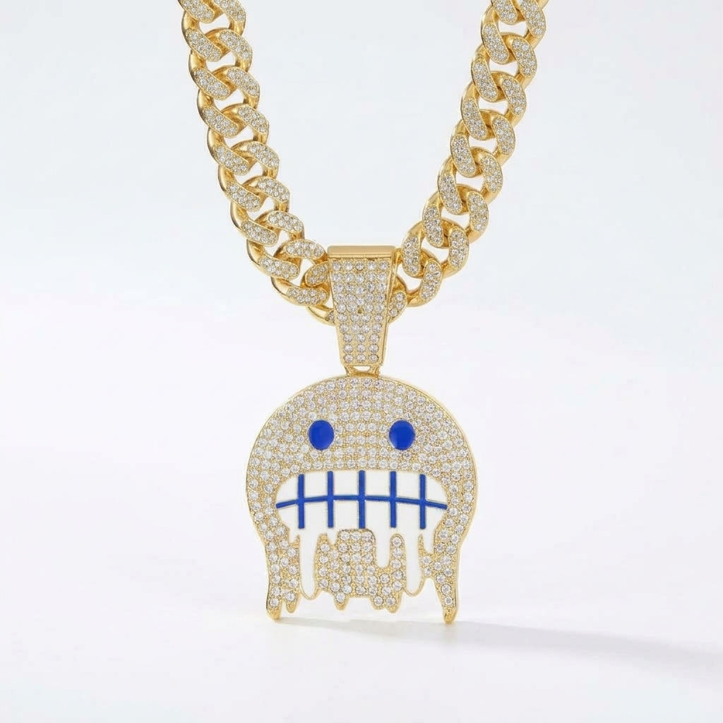 Frozen Face Necklace
