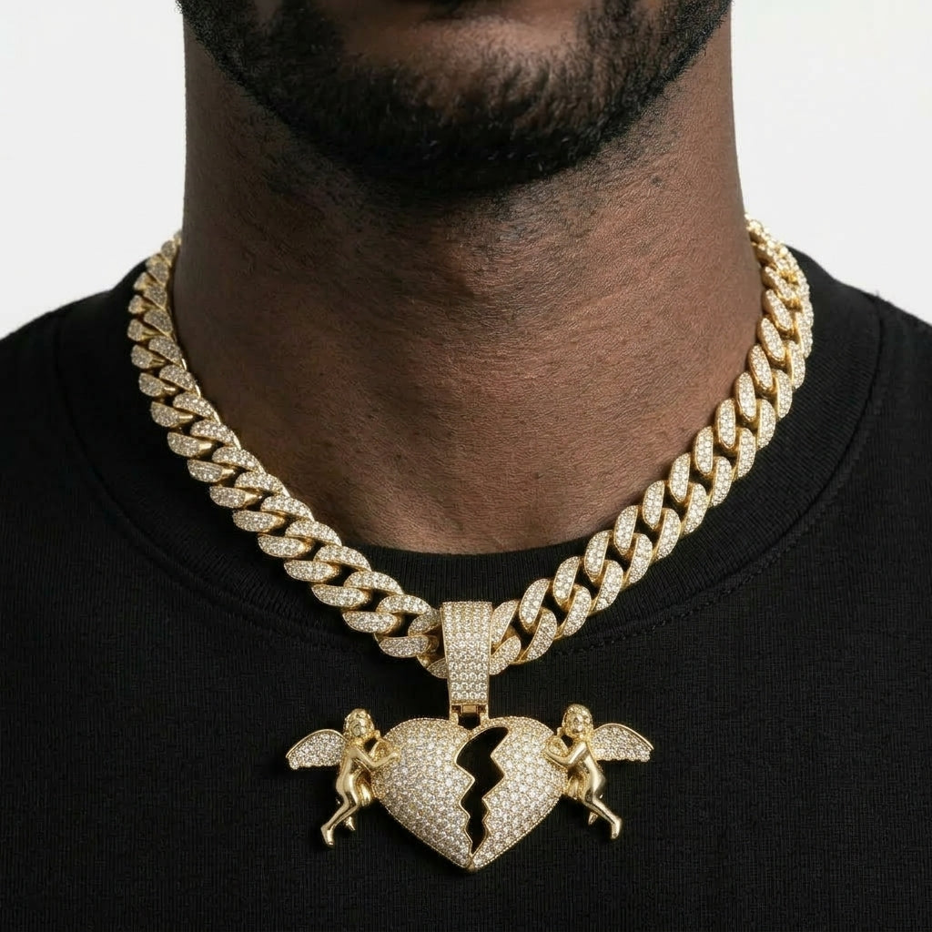 Cherub Heartbreak Necklace