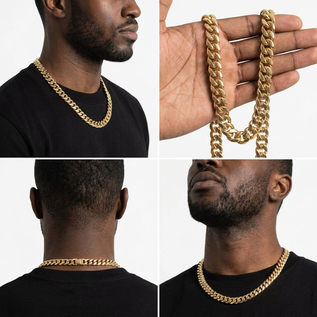 Cuban Chain — Gold, 18mm