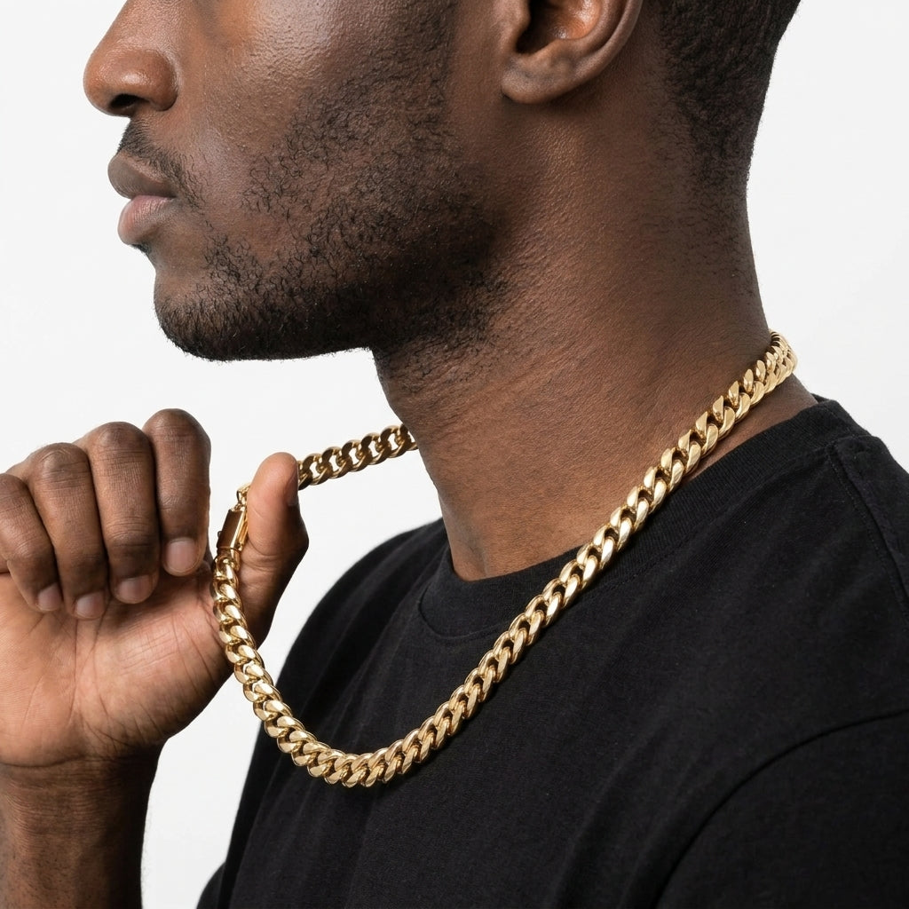 Cuban Chain — Gold, 14mm