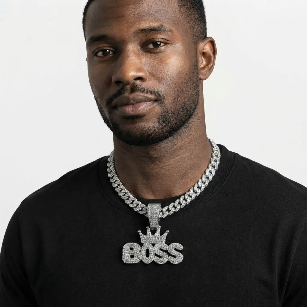 Crowned Boss Necklace