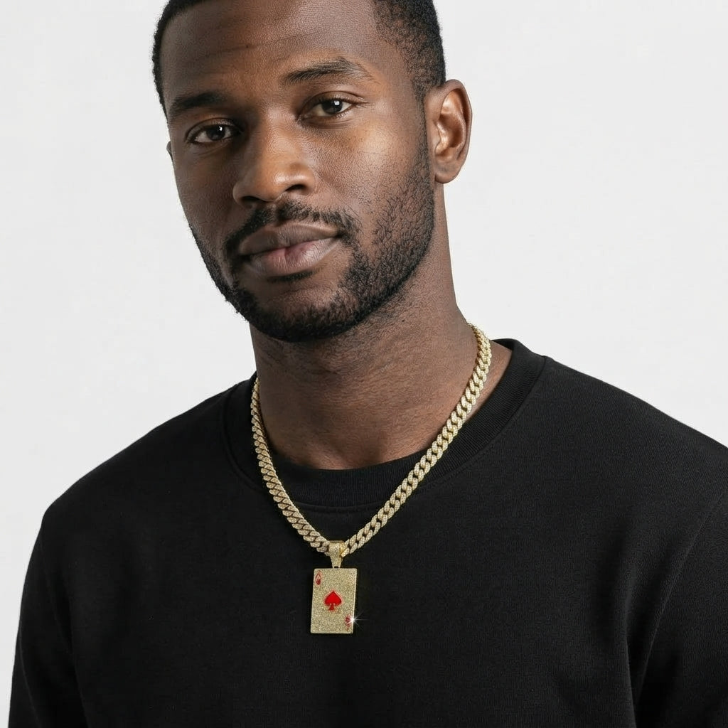 Ace of Spades Necklace