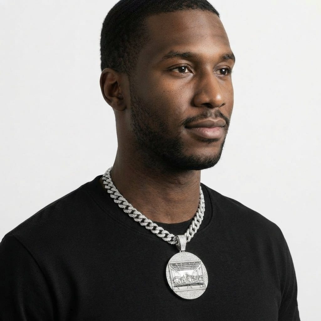Last Supper Medallion Necklace