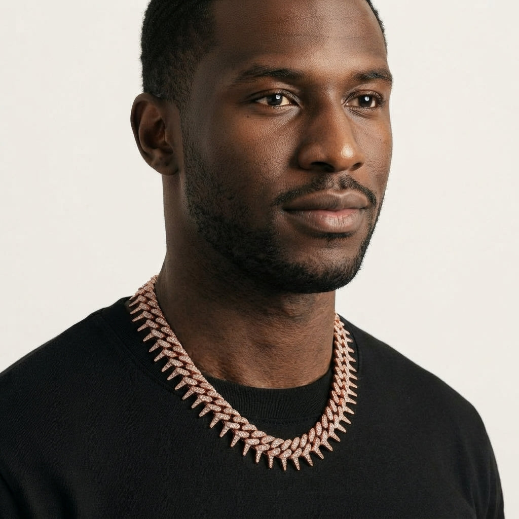 Spiked Cuban Chain