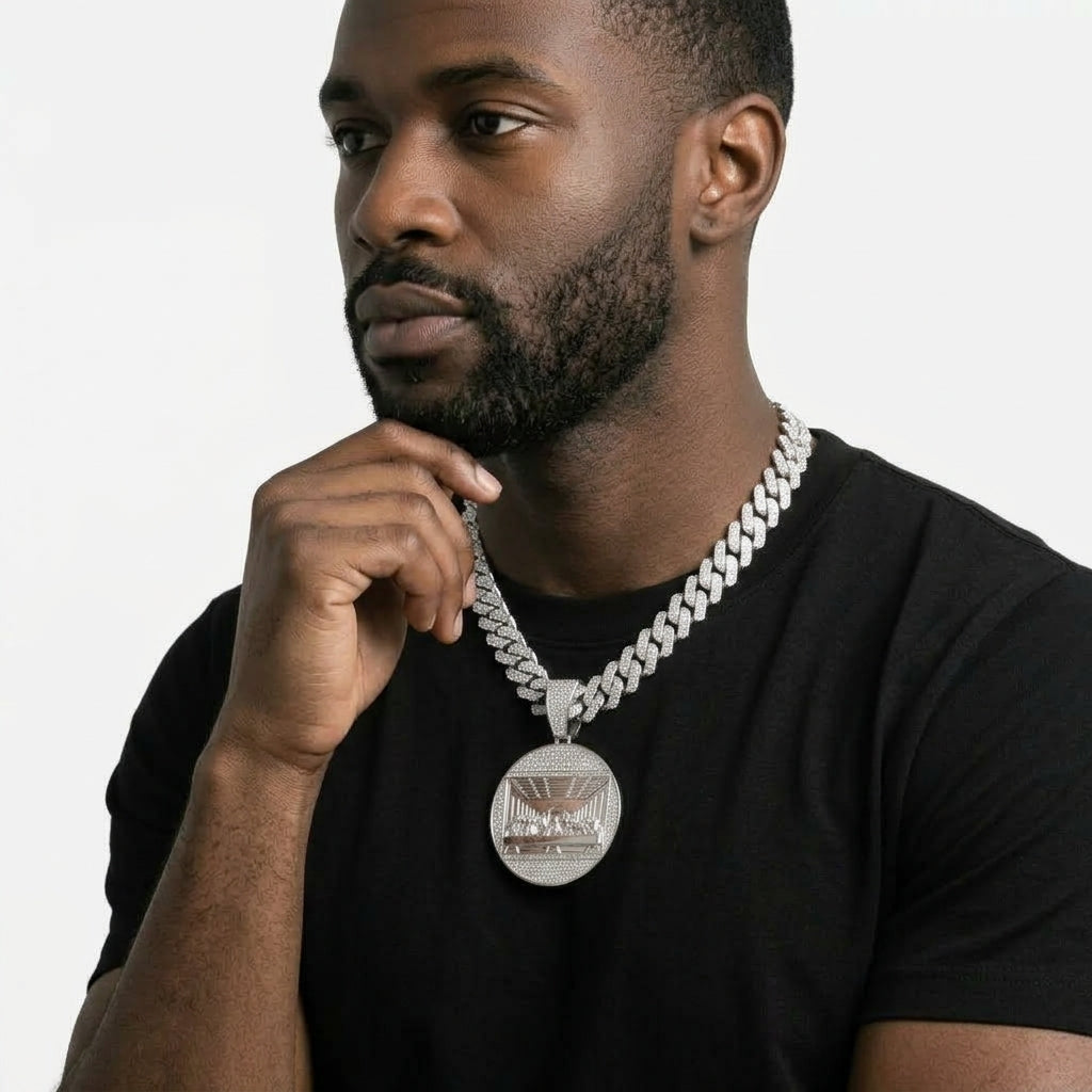Last Supper Halo Necklace