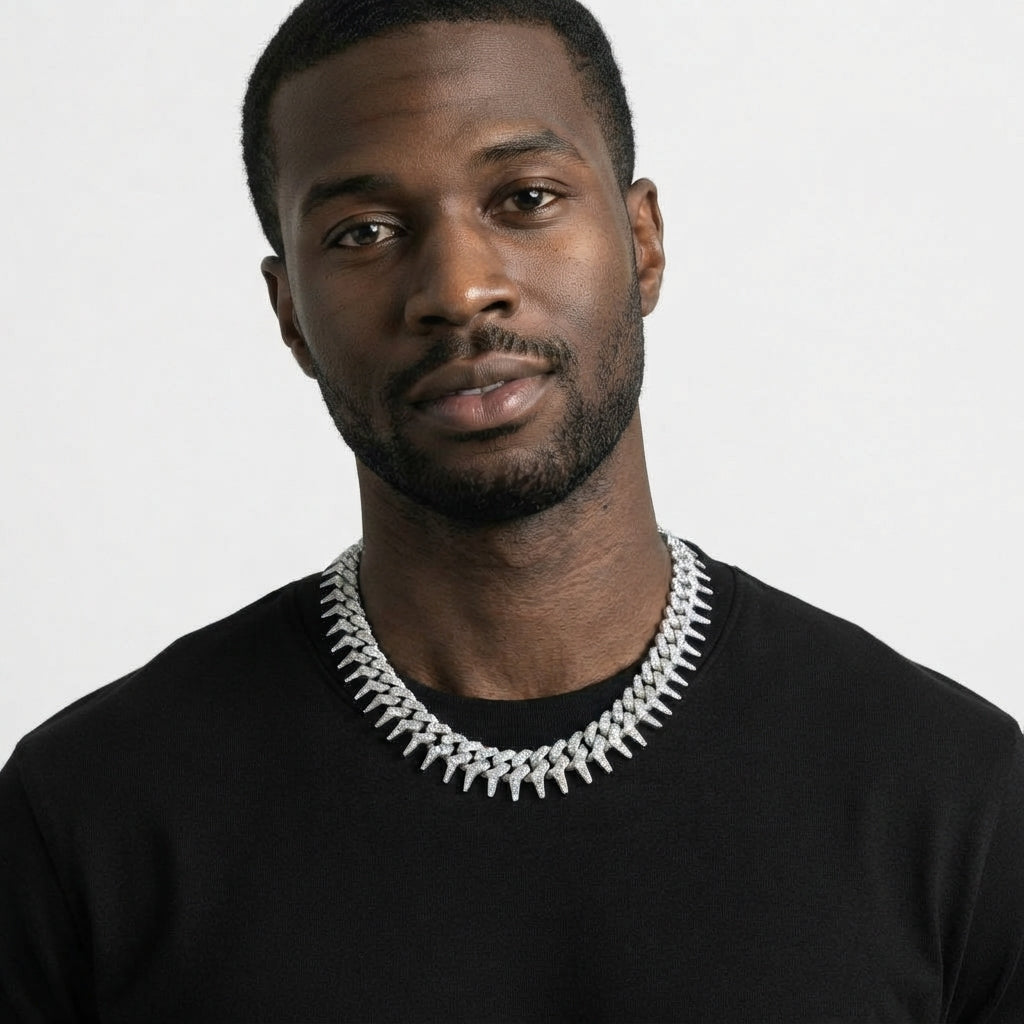 Spiked Cuban Chain