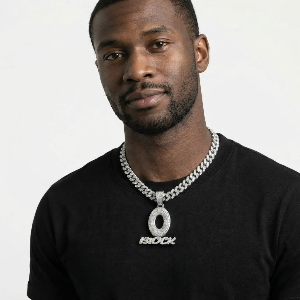 O Block Necklace