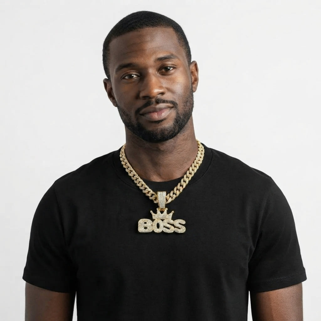 Crowned Boss Necklace