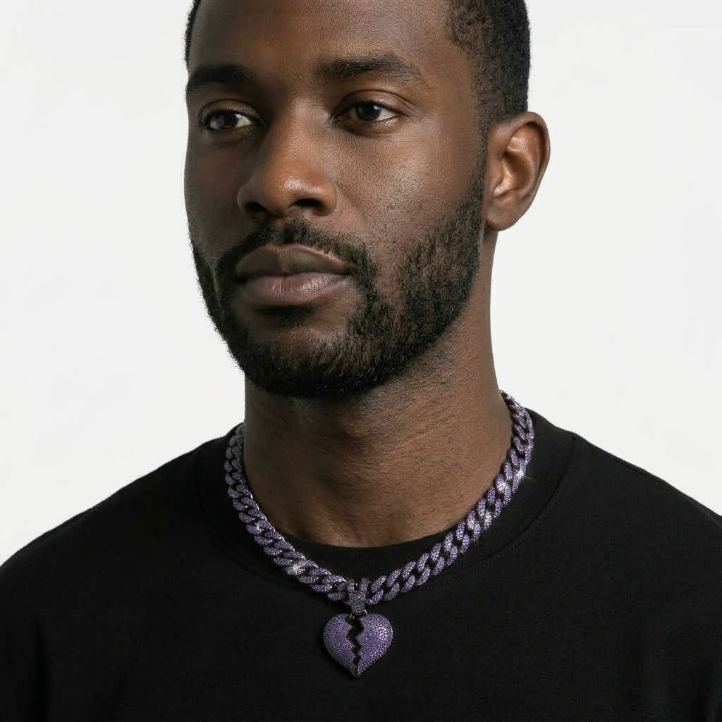 Purple Heartbreak Necklace