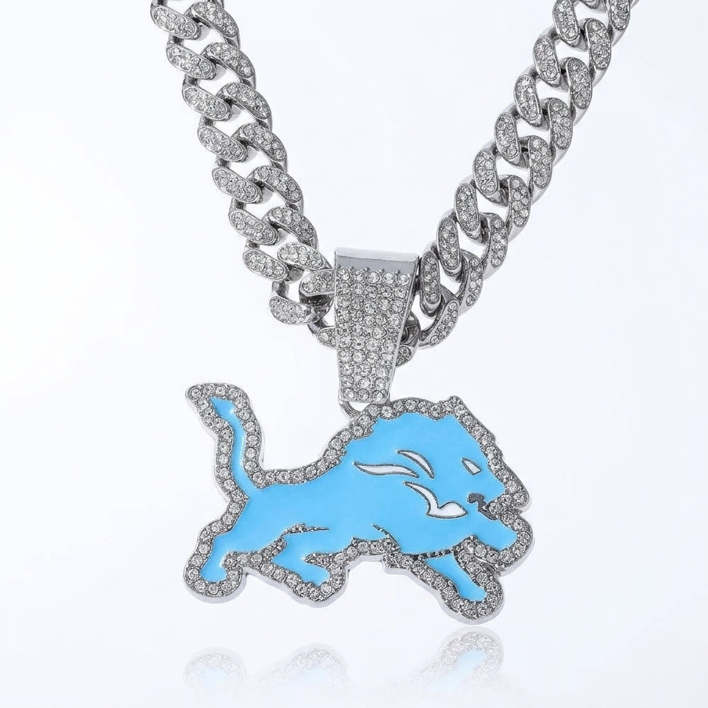 Detroit Lion Necklace