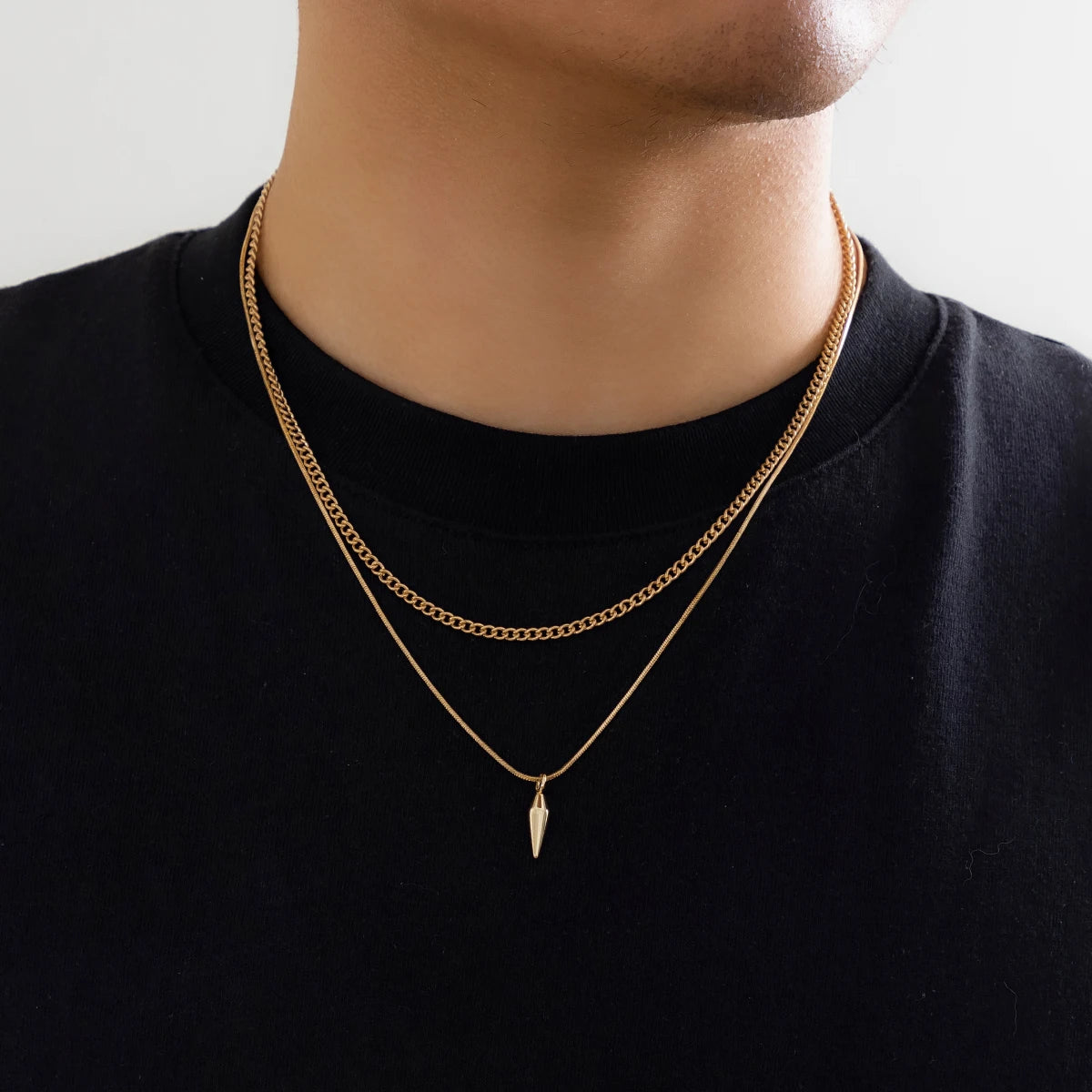 Layered Spike Necklace