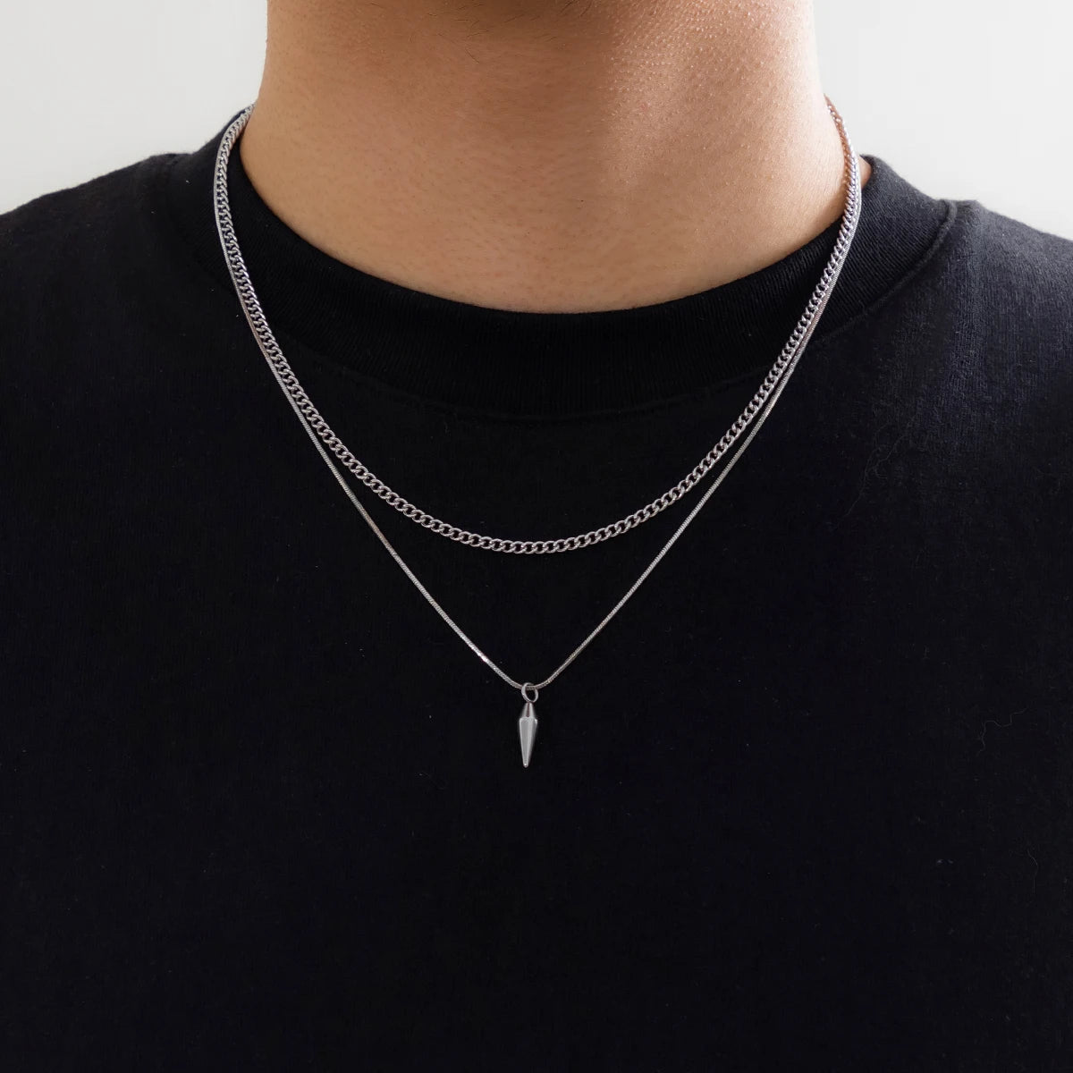 Layered Spike Necklace