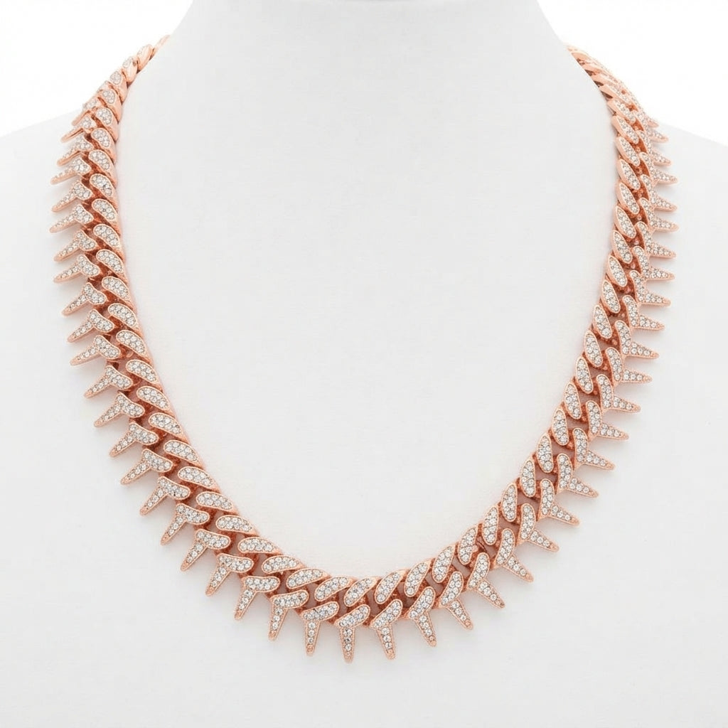 Spiked Cuban Chain
