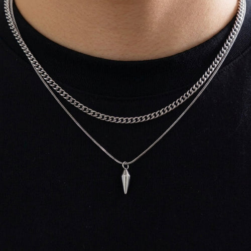 Layered Spike Necklace