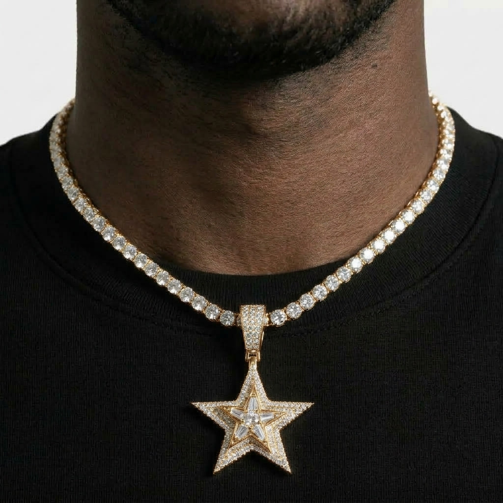 Layered Star Necklace