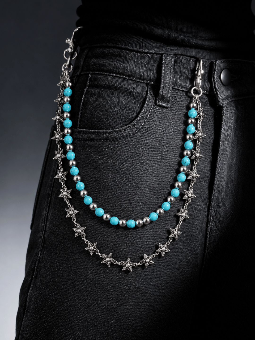 Blue Star Pants Chain