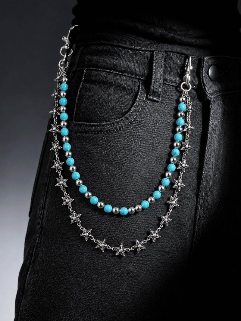 Blue Star Pants Chain