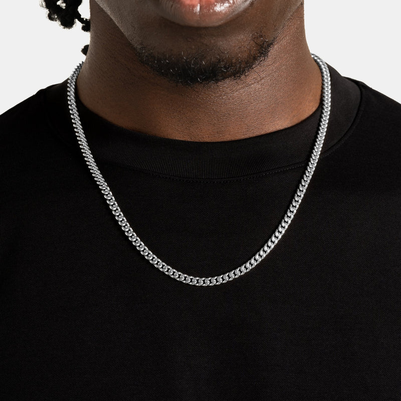Cuban Chain — Silver, 5mm