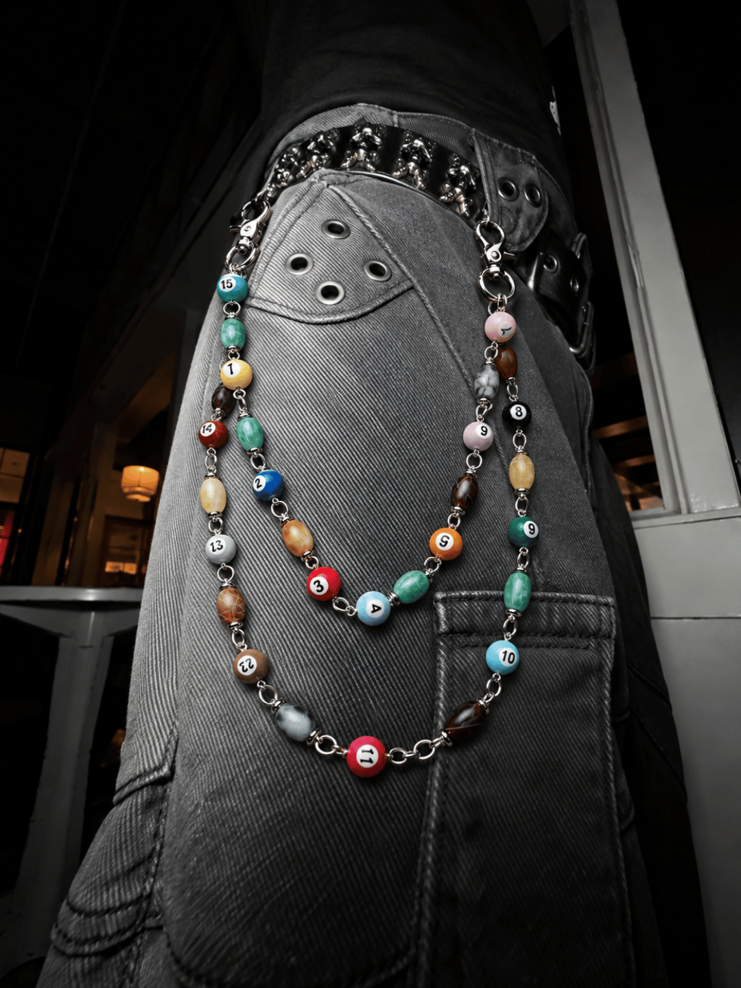 8 Ball Pants Chain