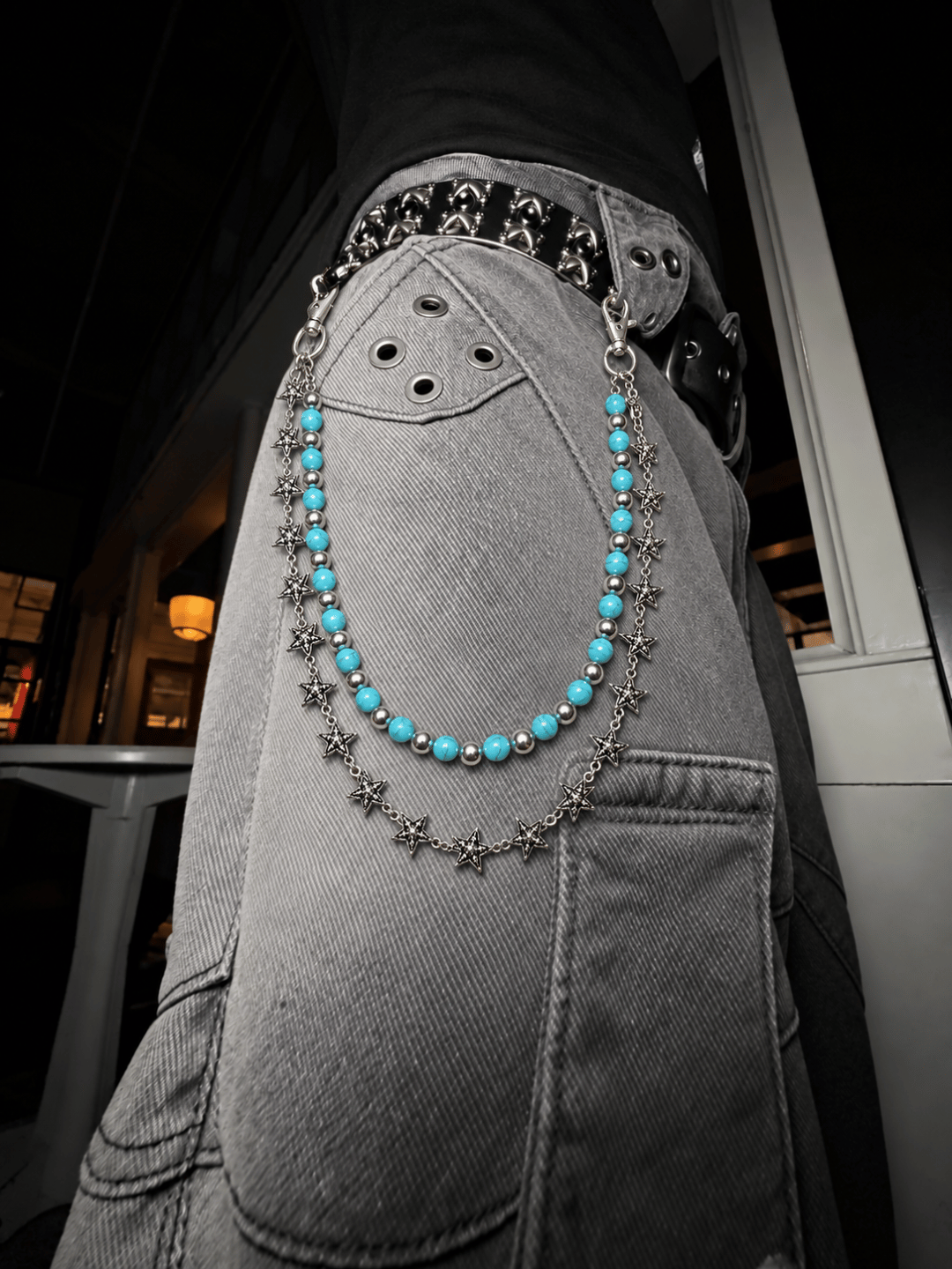 Blue Star Pants Chain