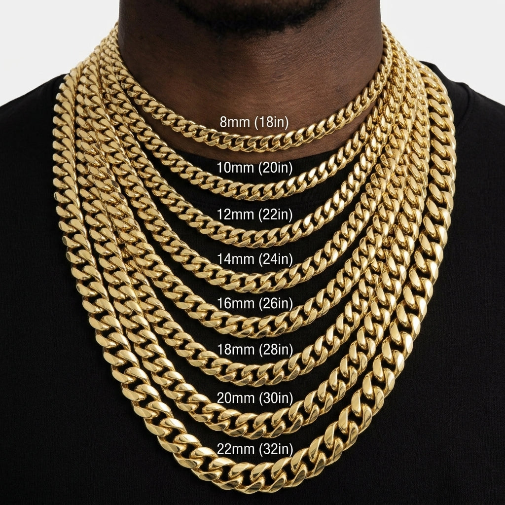 Miami Cuban Chain — Gold