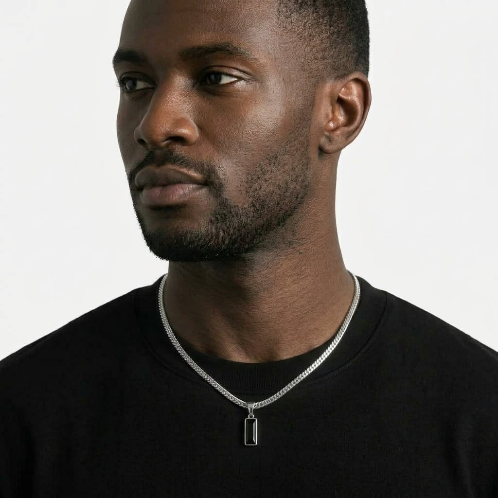 Black Stone Necklace
