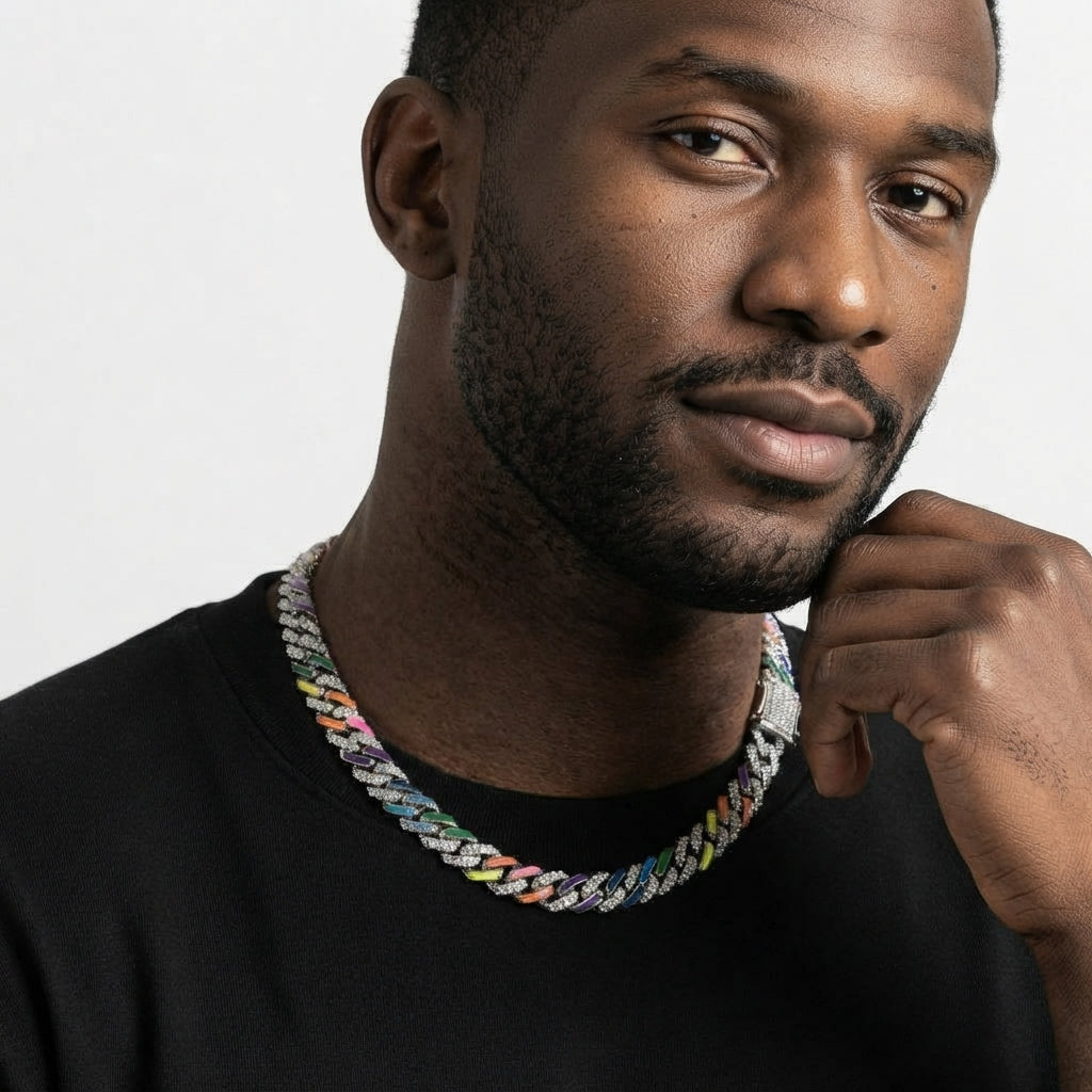 Rainbow Cuban Chain