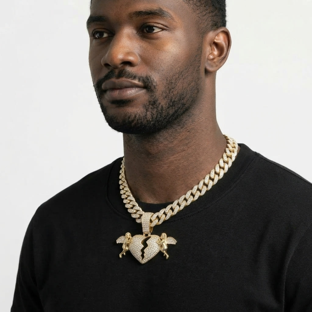 Cherub Heartbreak Necklace