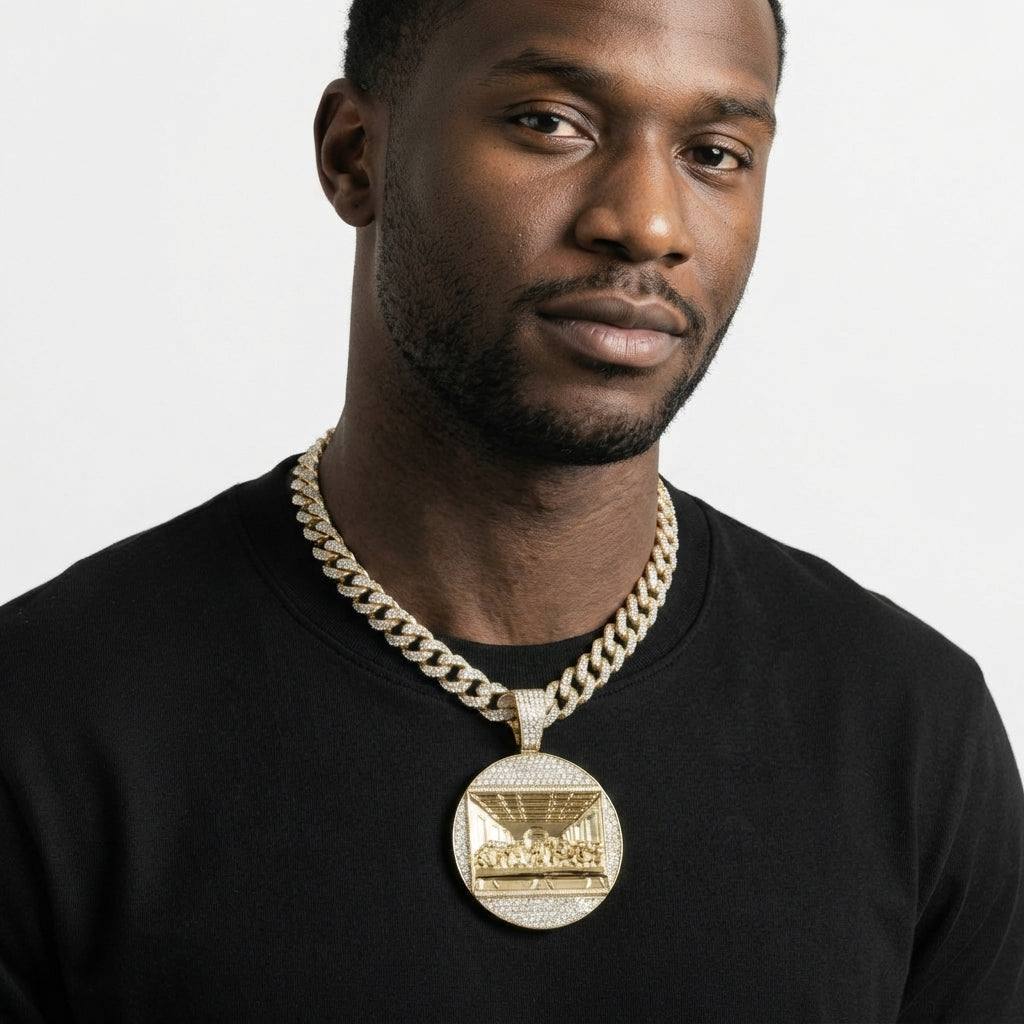 Last Supper Medallion Necklace