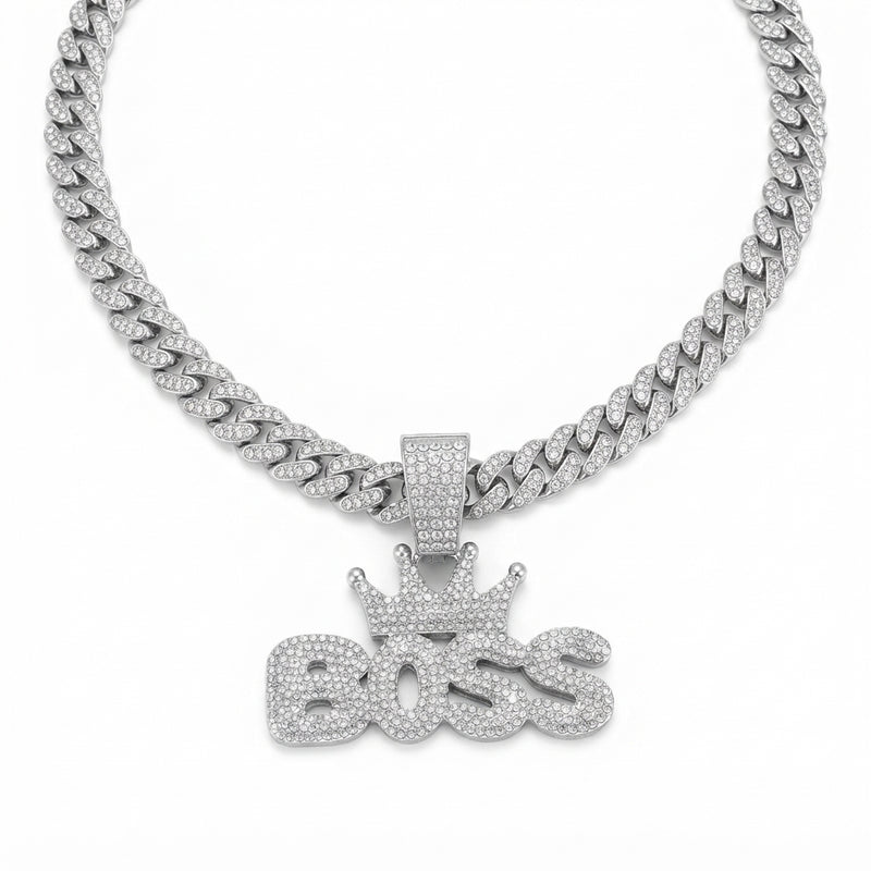 Crowned Boss Necklace