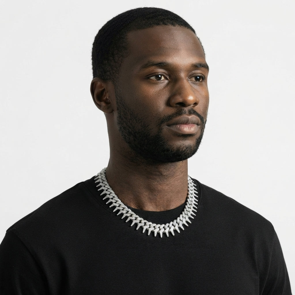 Spiked Cuban Chain