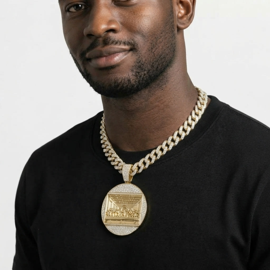 Last Supper Medallion Necklace