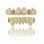 Egyptian Eye Iced Grillz in Gold