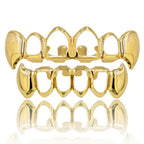 Gold Open-Face Fang Grillz