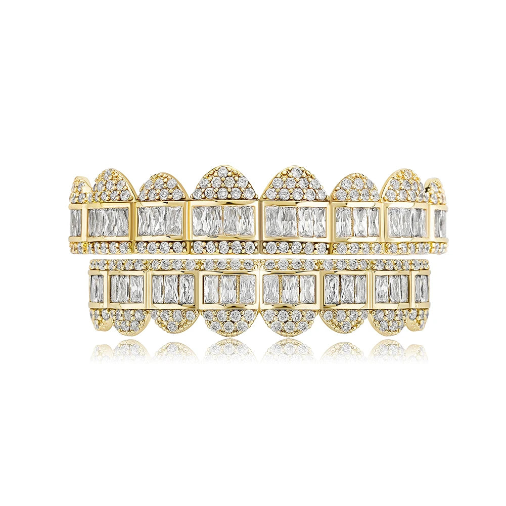 Royal Baguette Grillz in Gold