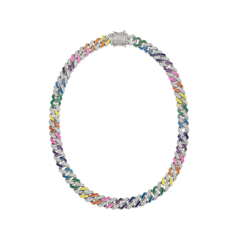 Rainbow Cuban Chain