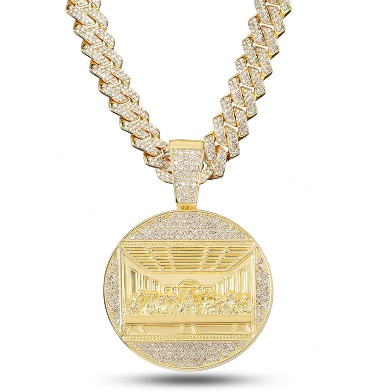 Last Supper Halo Necklace
