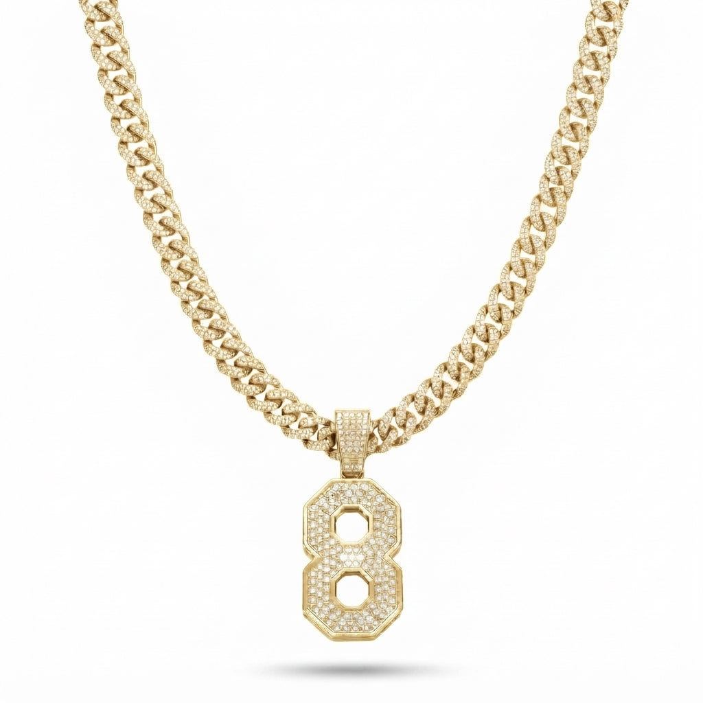 Number 8 Necklace