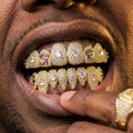 Egyptian Eye Iced Grillz in Gold