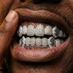 Iced Out Money Maker Grillz in Silver