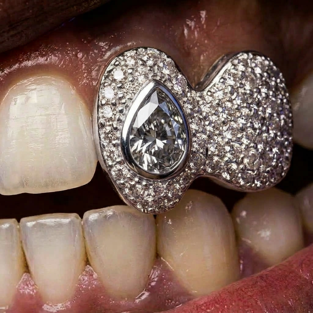 Pearlcut Bowtie Grill in Silver
