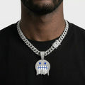 Frozen Face Necklace